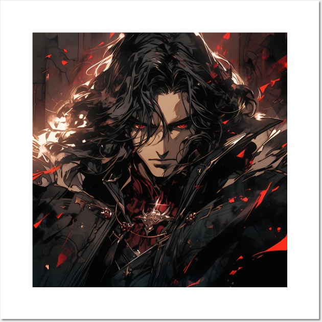 Hunters of the Dark: Explore the Supernatural World with Vampire Hunter D. Illustrations: Bloodlust Wall Art by insaneLEDP